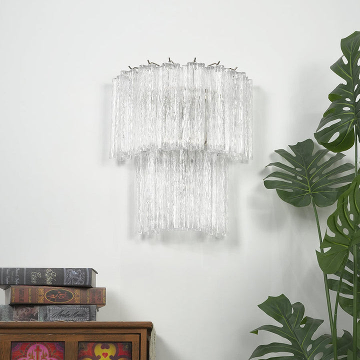 Murano Tubes Glass Wall Lamp