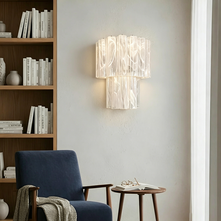 Murano Tubes Glass Wall Lamp