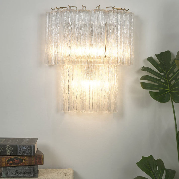Murano Tubes Glass Wall Lamp