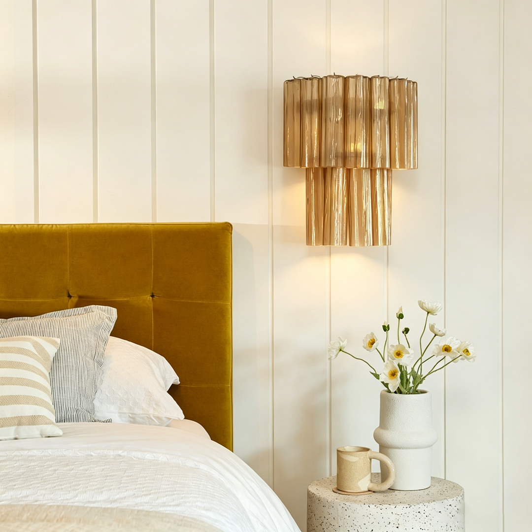 Murano Tubes Glass Wall Lamp