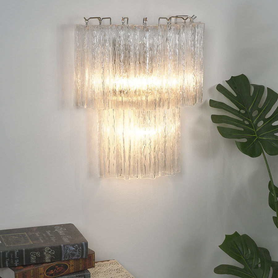 Murano Tubes Glass Wall Lamp