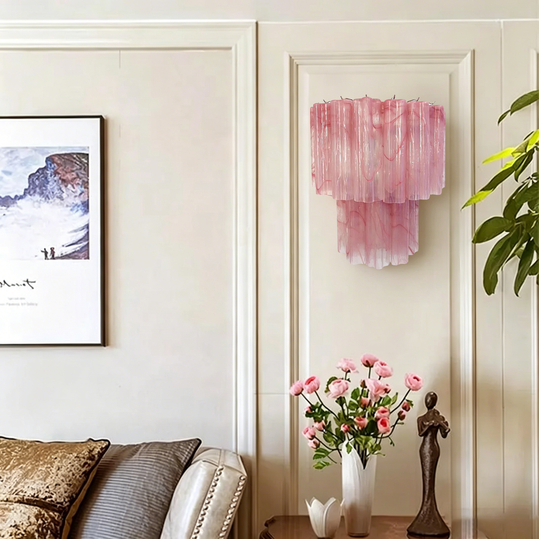 Murano Tubes Glass Wall Lamp