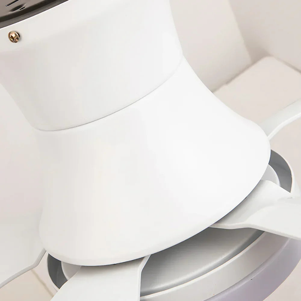 Nordic Blade Black Ceiling Fan Light