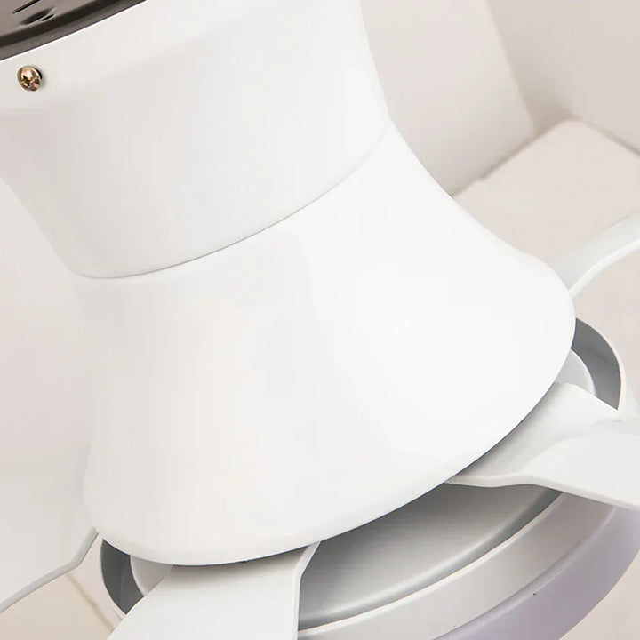 Nordic Blade Black Ceiling Fan Light