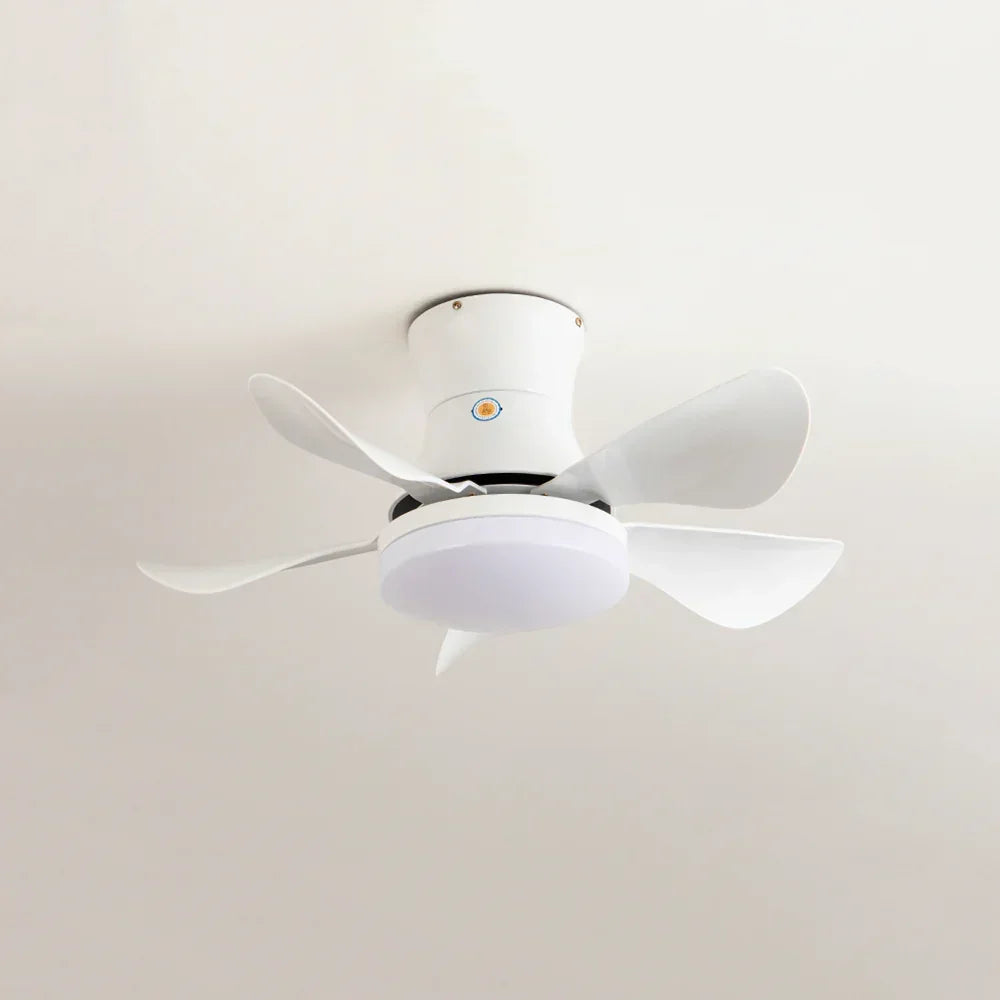 Nordic Blade Black Ceiling Fan Light
