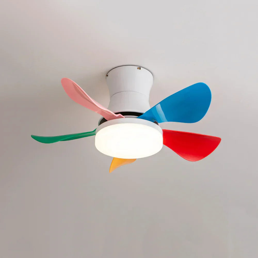 Nordic Blade Black Ceiling Fan Light