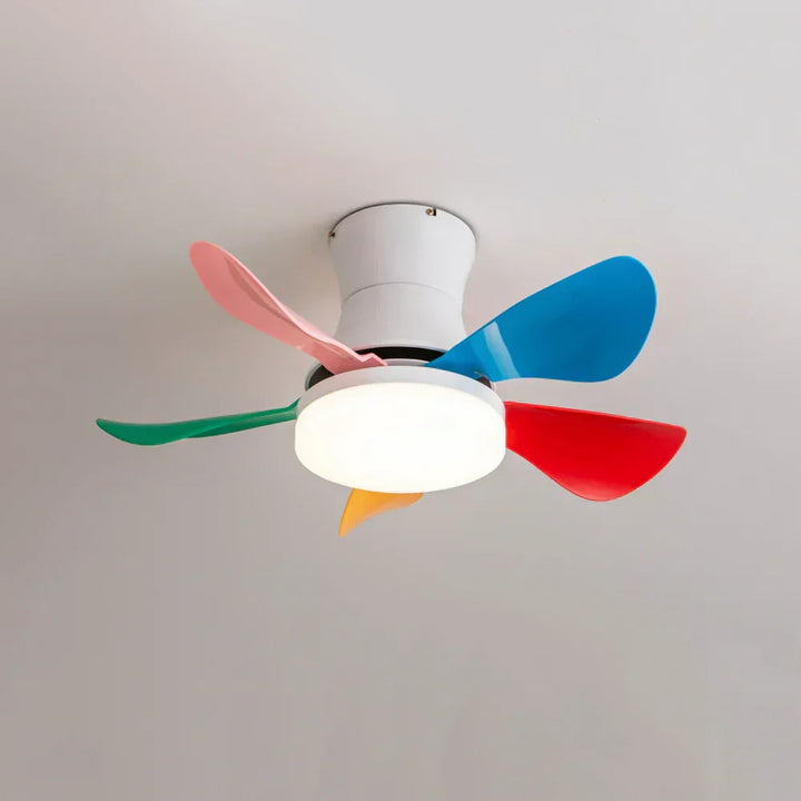 Nordic Blade Black Ceiling Fan Light