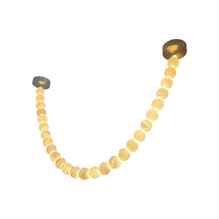 Pearl Alabaster Necklace Chandelier