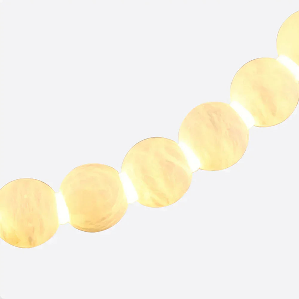 Pearl Alabaster Necklace Chandelier