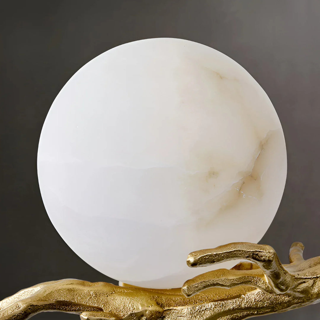 Retro Brass Twigs Alabaster Wall Lamp - view 16 | Woorglamp