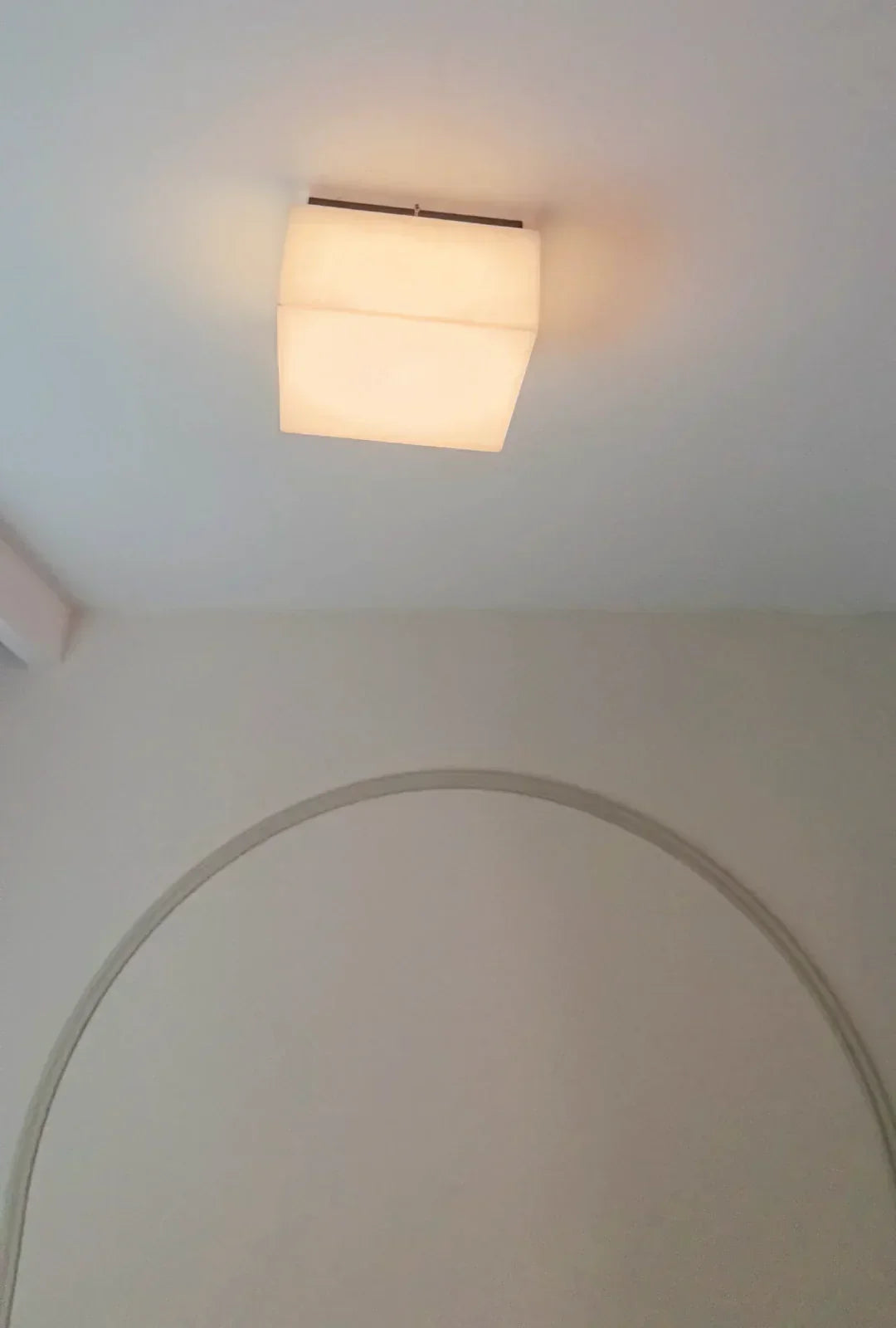 Alabaster Rivage Square Ceiling Lamp