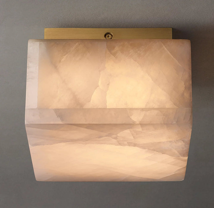 Alabaster Rivage Square Ceiling Lamp
