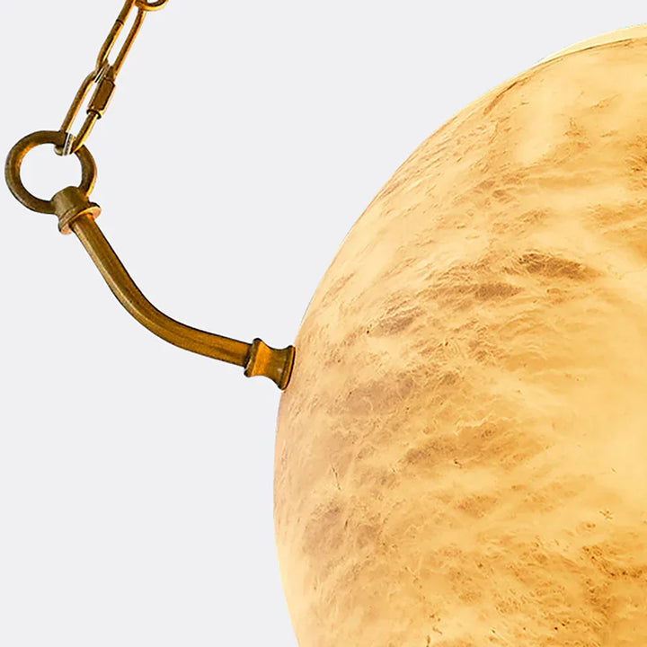 Sphere Atlas Alabaster Pendant Lamp