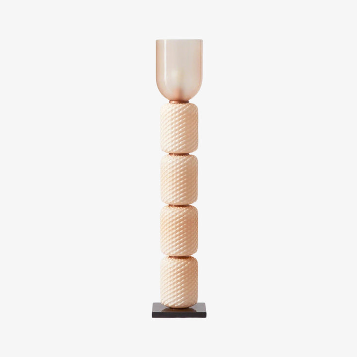 Pink_Tiered_Column_Glass_Floor_Lamp_Plain_Background_Woorglamp