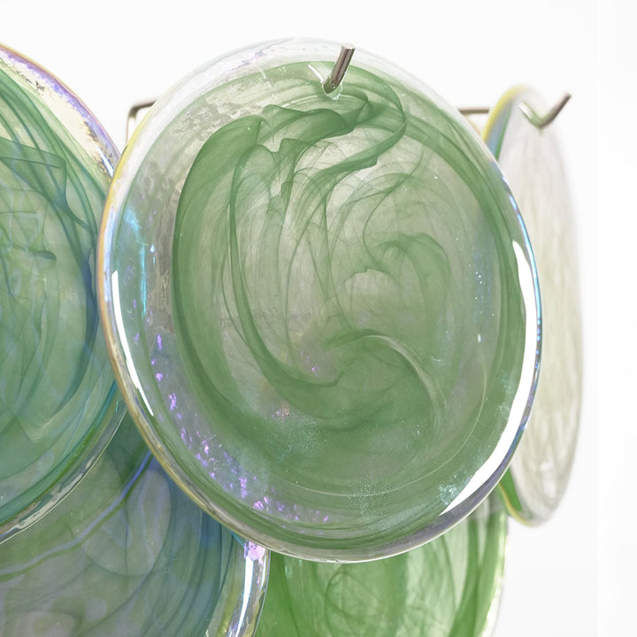 Tiered Murano Glass  Wall Lamp