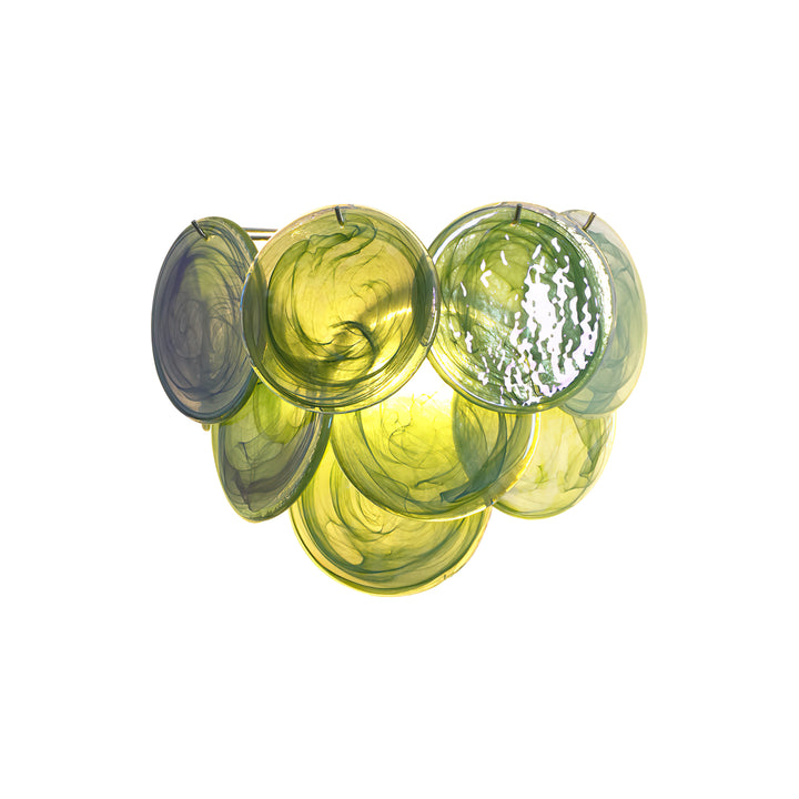 Tiered Murano Glass  Wall Lamp