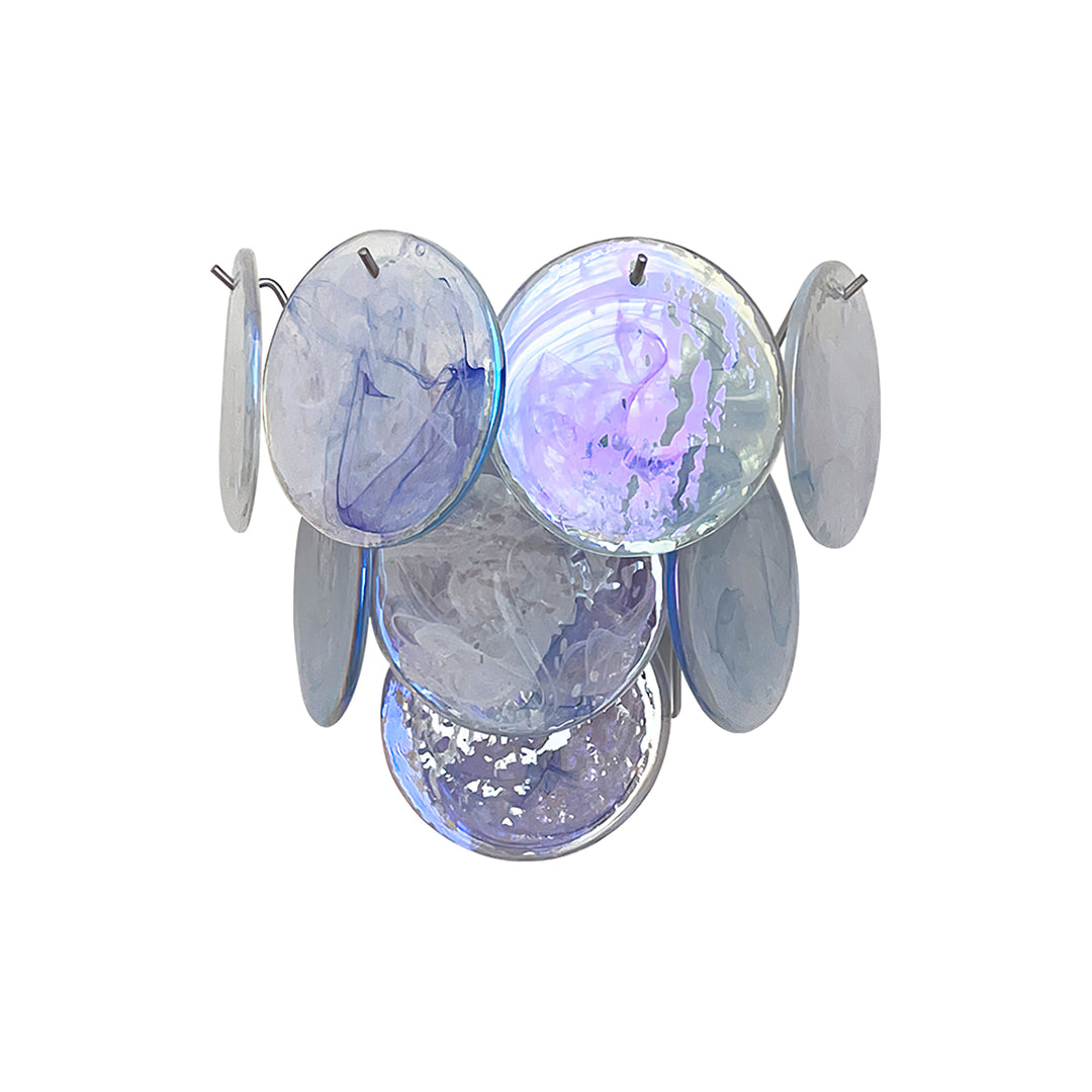 Tiered Murano Glass  Wall Lamp