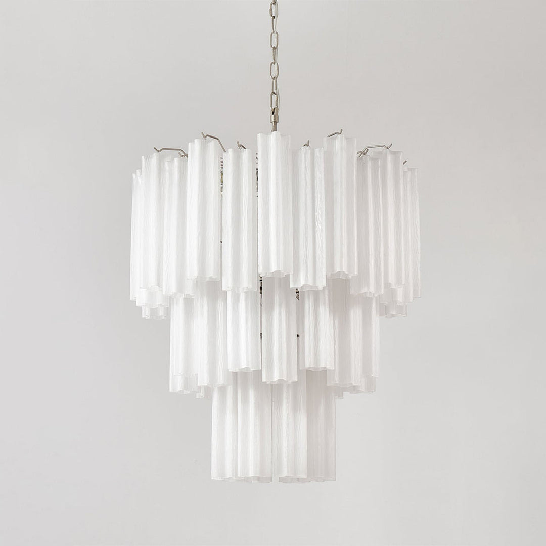 Venetian Murano Glass Tube Chandelier