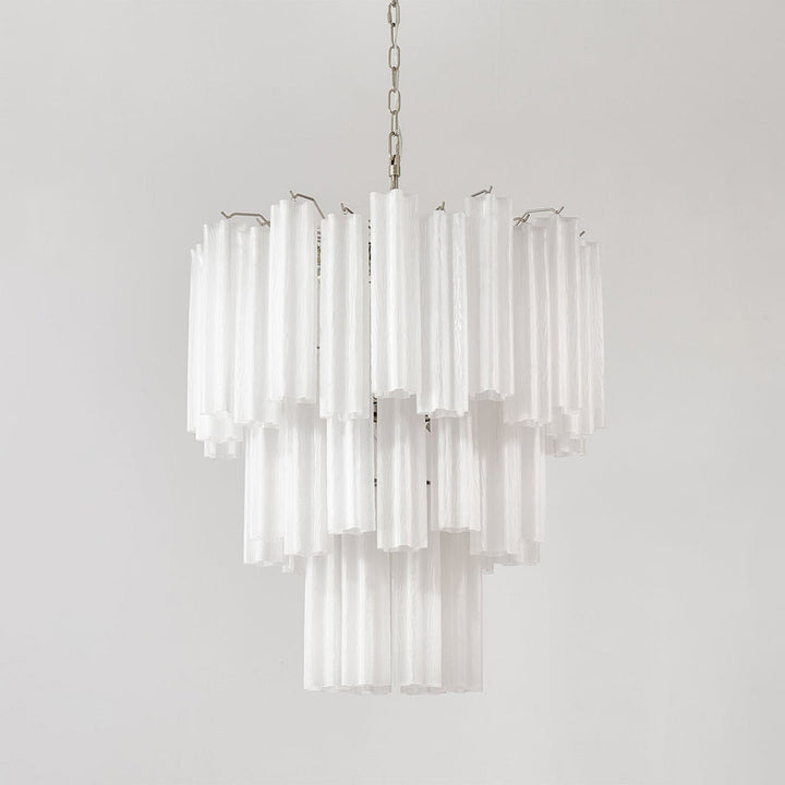 Venetian Murano Glass Tube Chandelier