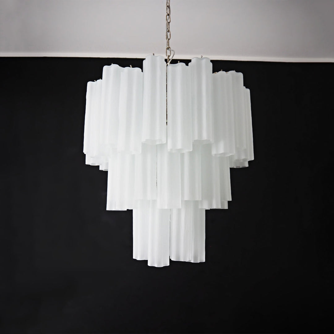 Venetian Murano Glass Tube Chandelier