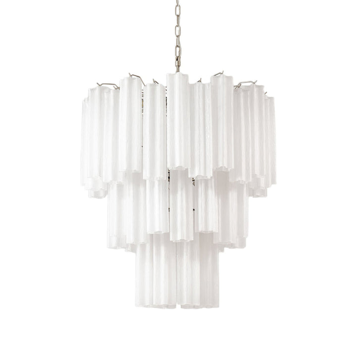 Venetian Murano Glass Tube Chandelier