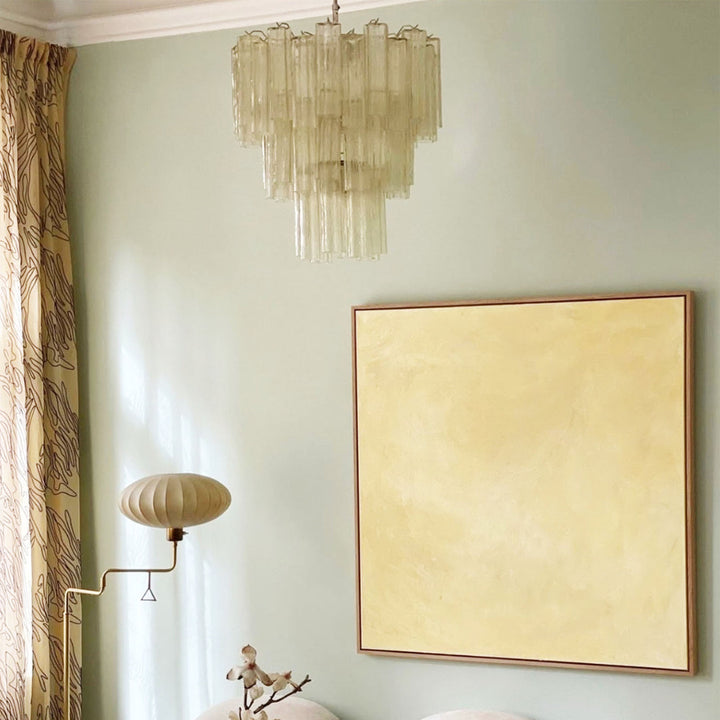 Venetian Murano Glass Tube Chandelier