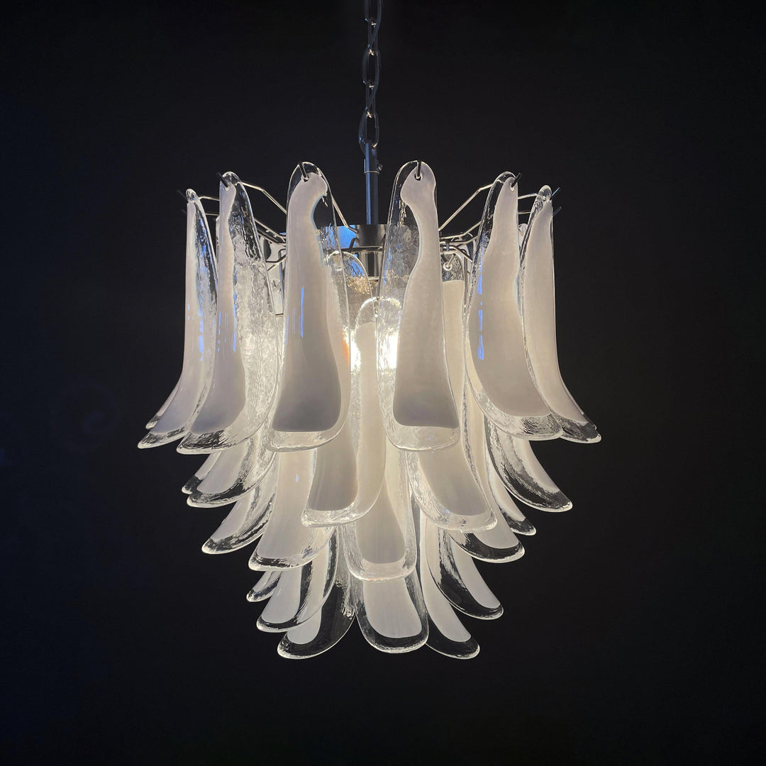 Vintage Murano Petal Chandelier