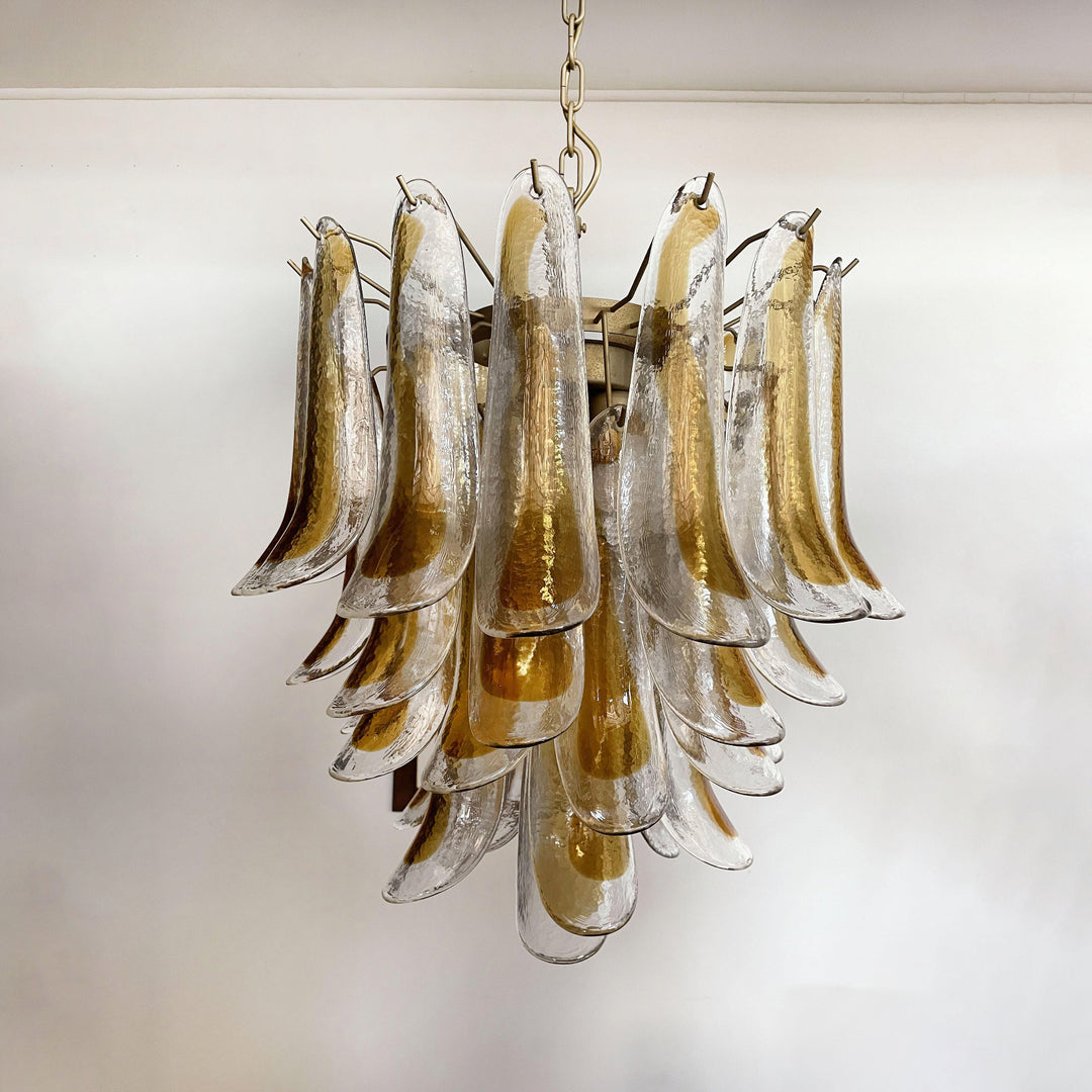 Vintage Murano Petal Chandelier