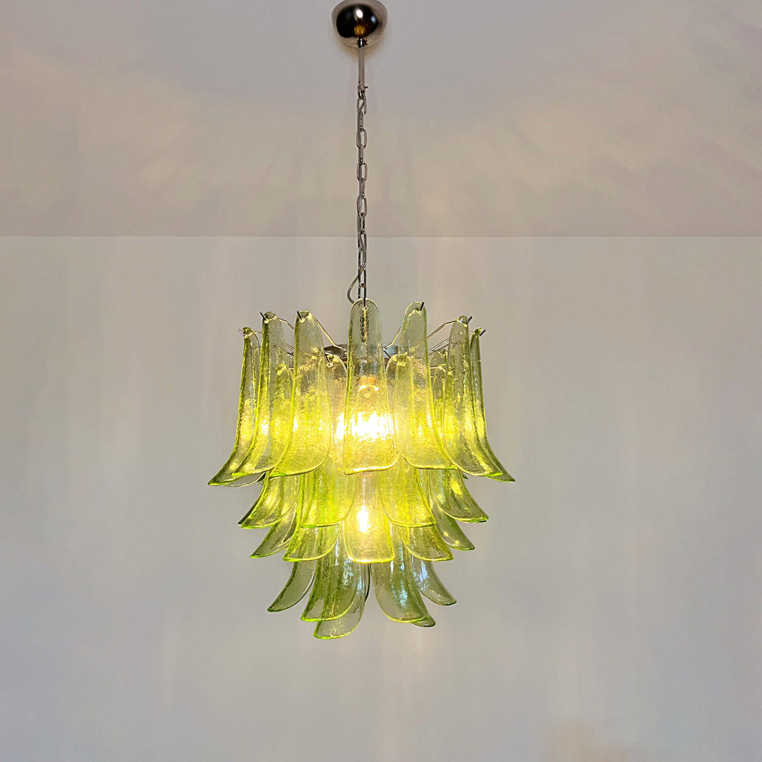 Vintage Murano Petal Chandelier
