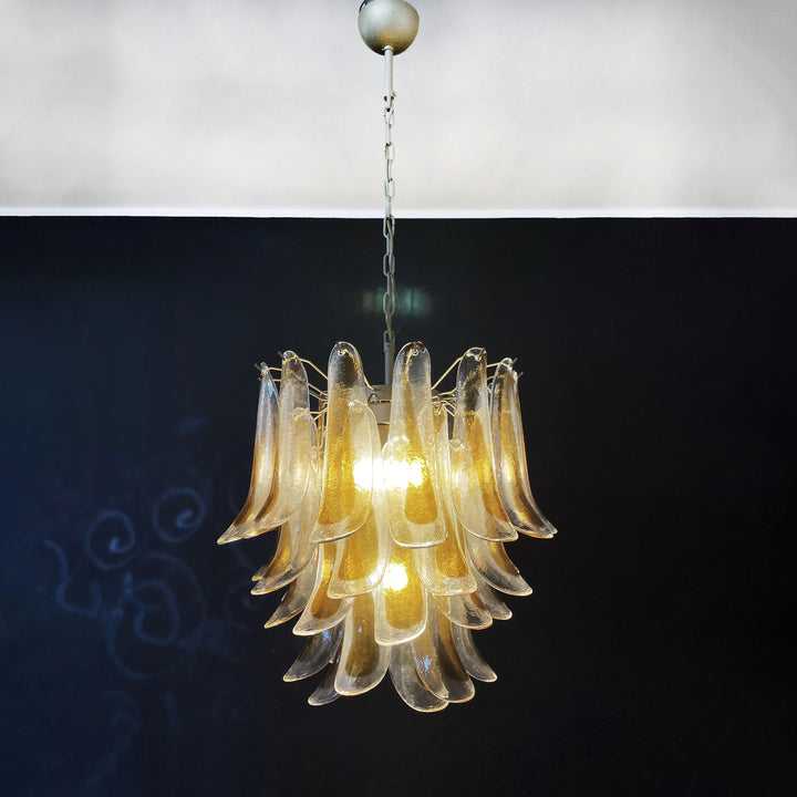Vintage Murano Petal Chandelier