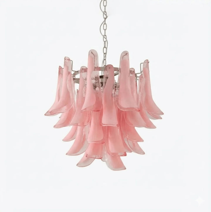 Vintage Murano Petal Chandelier