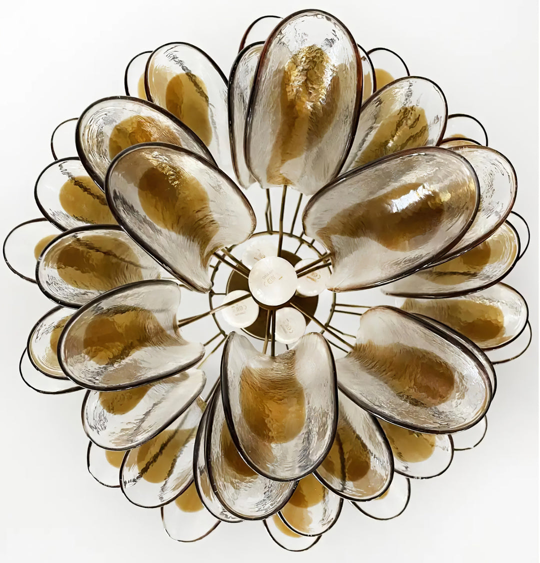 Vintage Murano Petal Chandelier