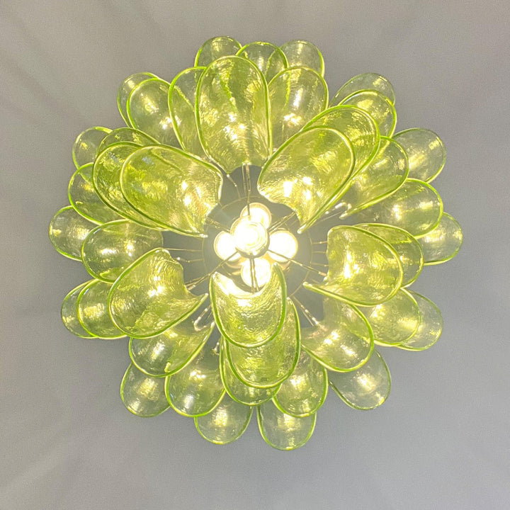 Vintage Murano Petal Chandelier