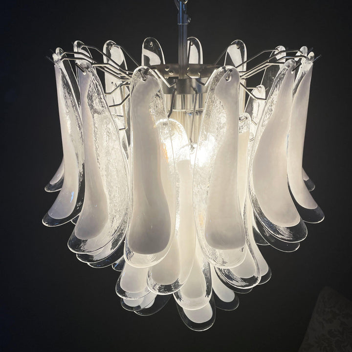 Vintage Murano Petal Chandelier