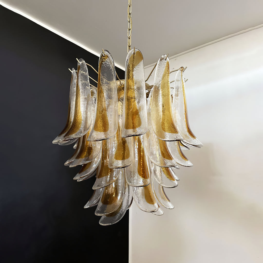 Vintage Murano Petal Chandelier