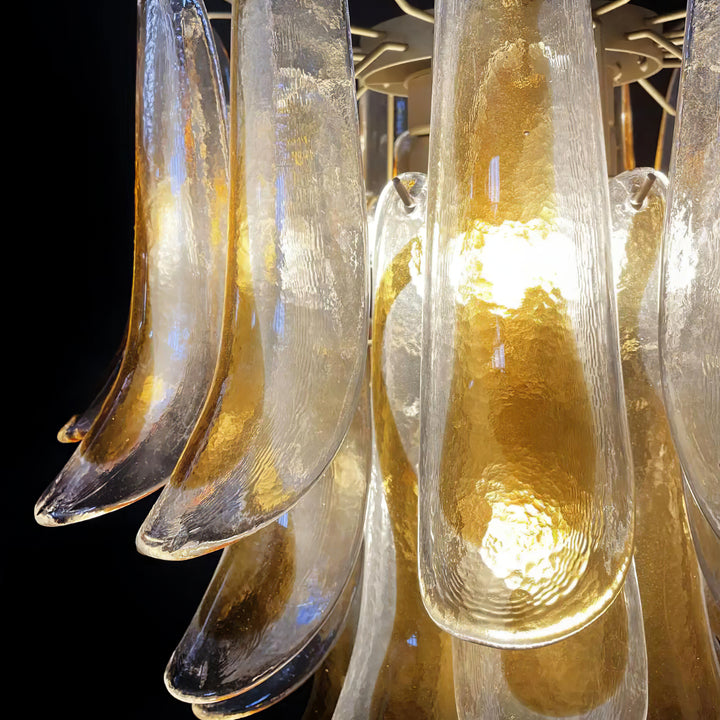 Vintage Murano Petal Chandelier
