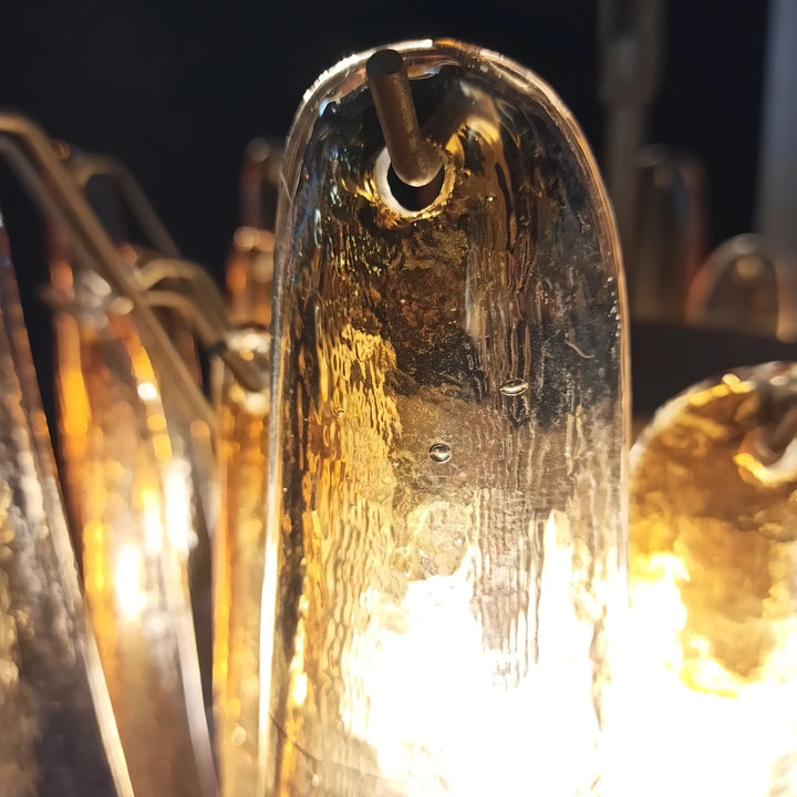 Vintage Murano Petal Chandelier