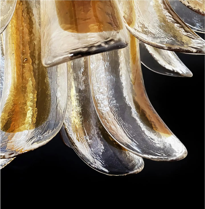 Vintage Murano Petal Chandelier