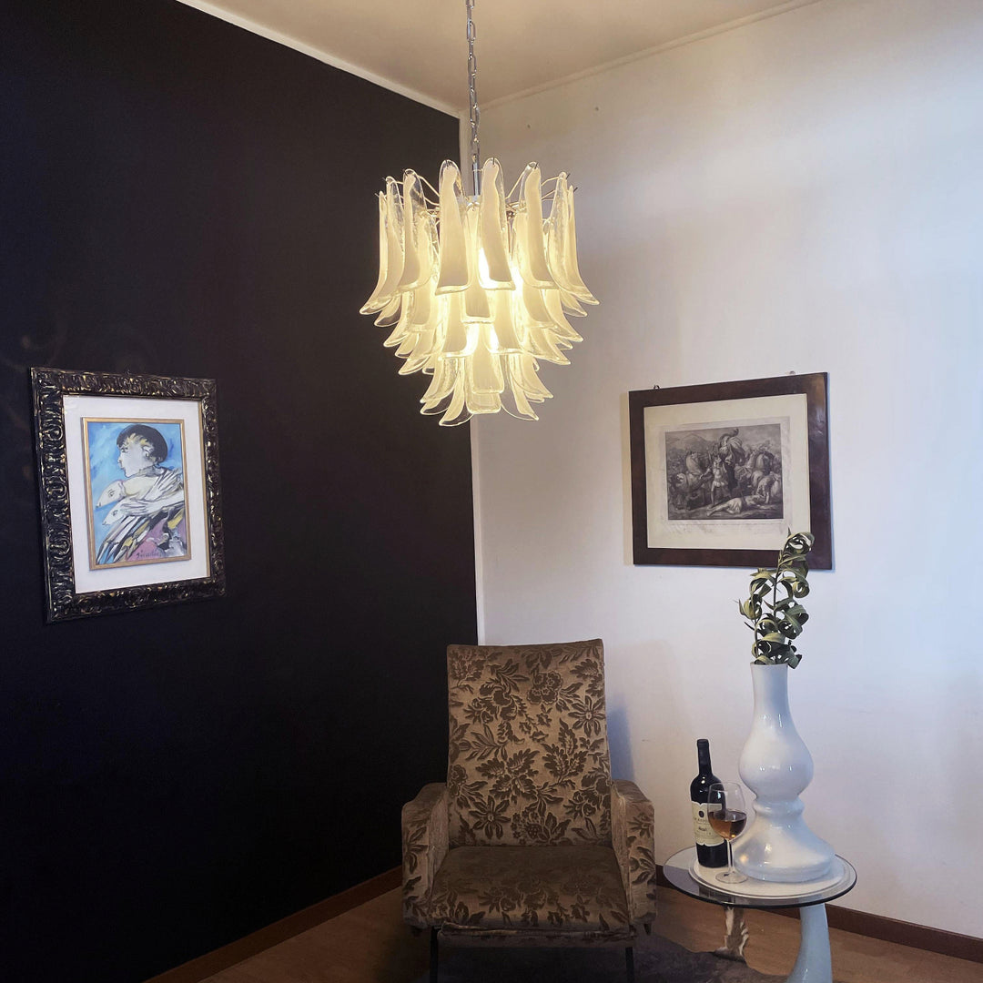 Vintage Murano Petal Chandelier