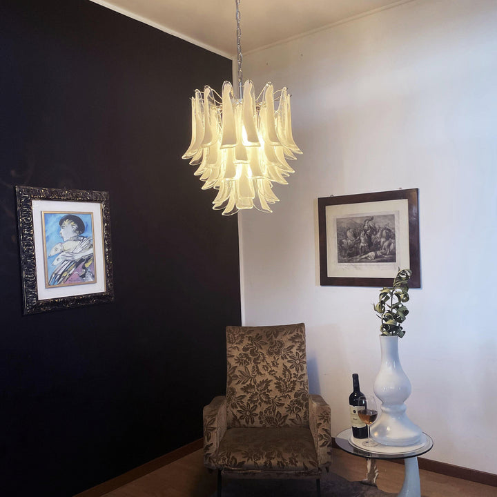 Vintage Murano Petal Chandelier