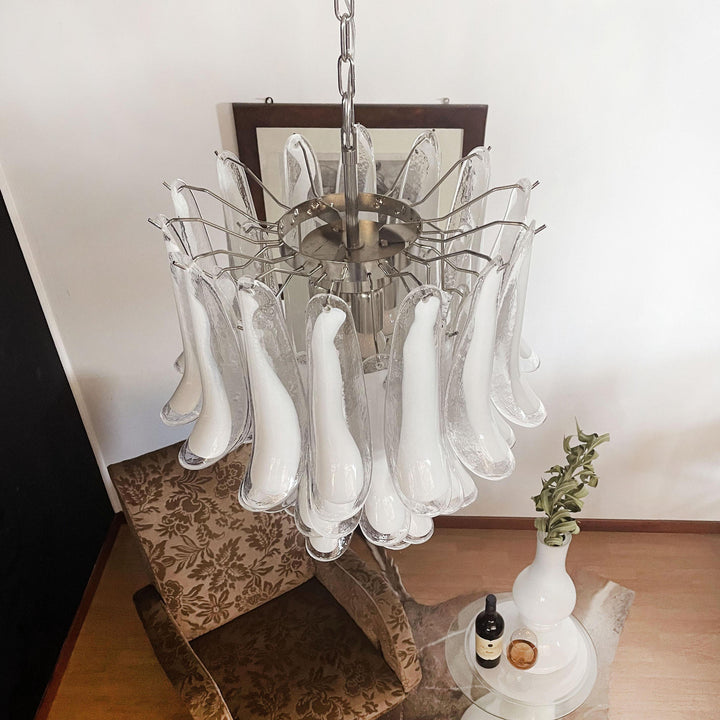 Vintage Murano Petal Chandelier