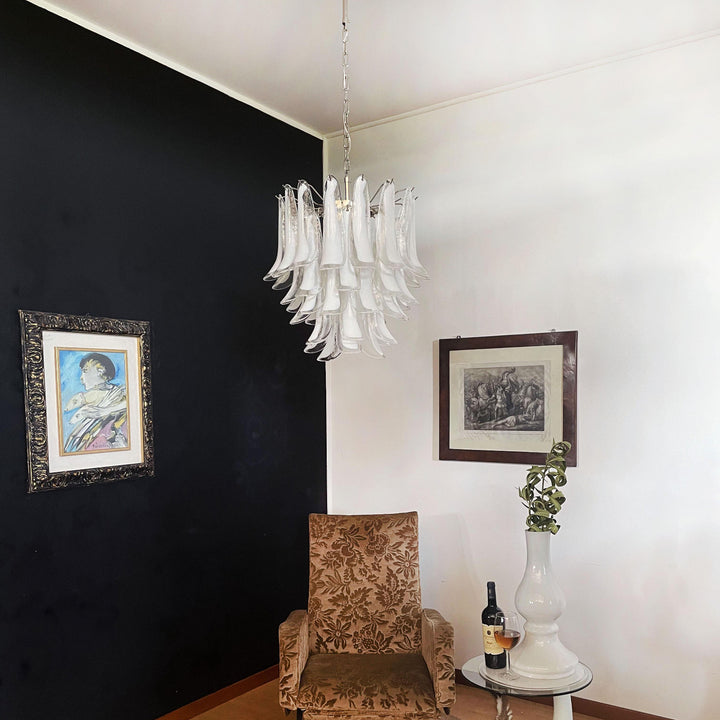 Vintage Murano Petal Chandelier