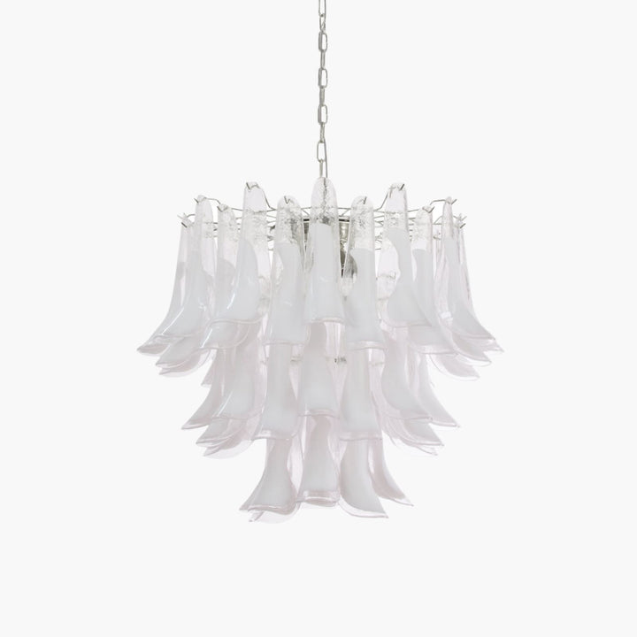 Vintage Murano Petal Chandelier