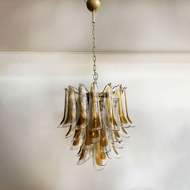 Vintage Murano Petal Chandelier