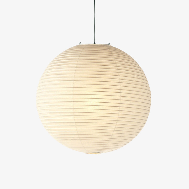 Round_Washi_Paper_Pendant_Light_Plain_Background_Woorglamp