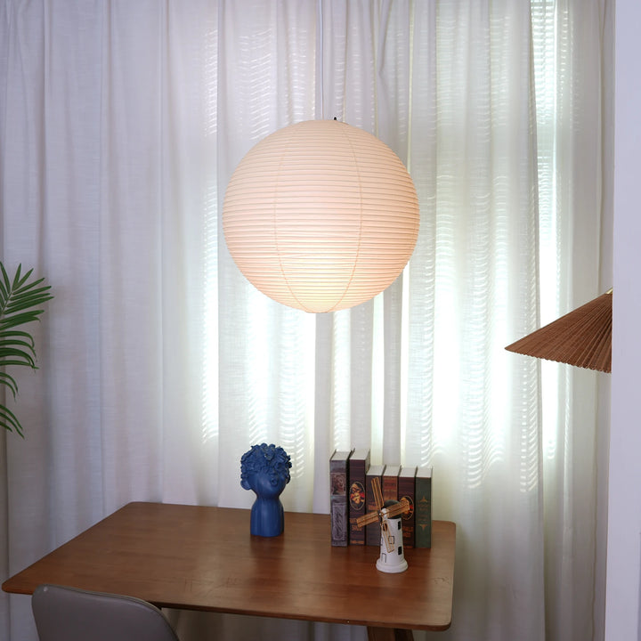 Round_Washi_Paper_Pendant_Light_Installation_Kit_Parts_Woorglamp