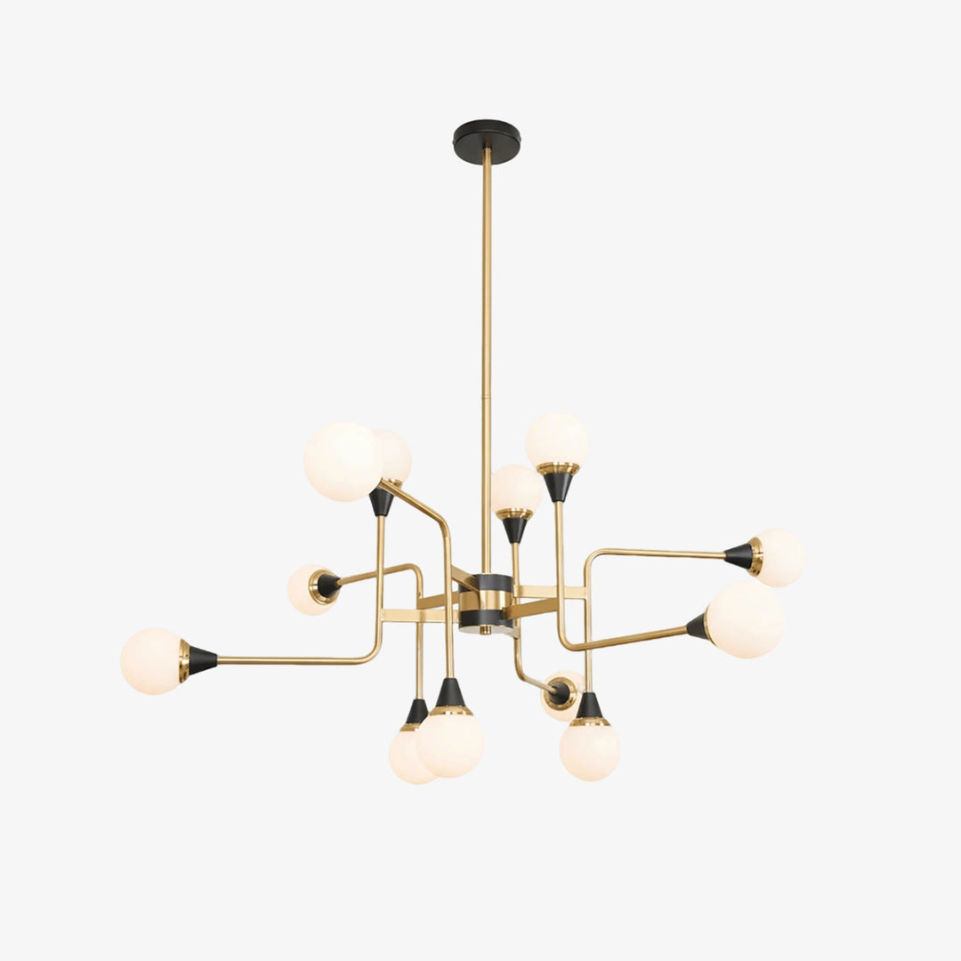 Brass_Black_Sputter_Glass_Globe_Chandelier_Plain_Background_Woorglamp