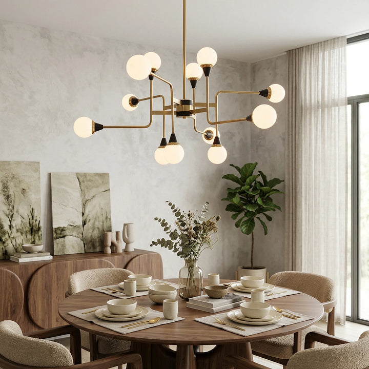Brass_Sputter_Glass_Chandelier_in_Cozy_Living_Room_Woorglamp