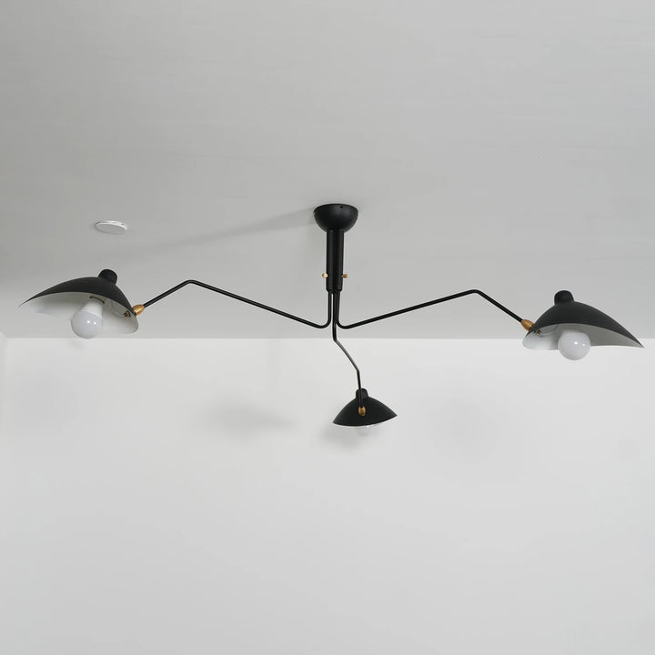 Black_3-Arm_Duckbill_Spider_Ceiling_Light_Unlit_Plain_Background_Woorglamp