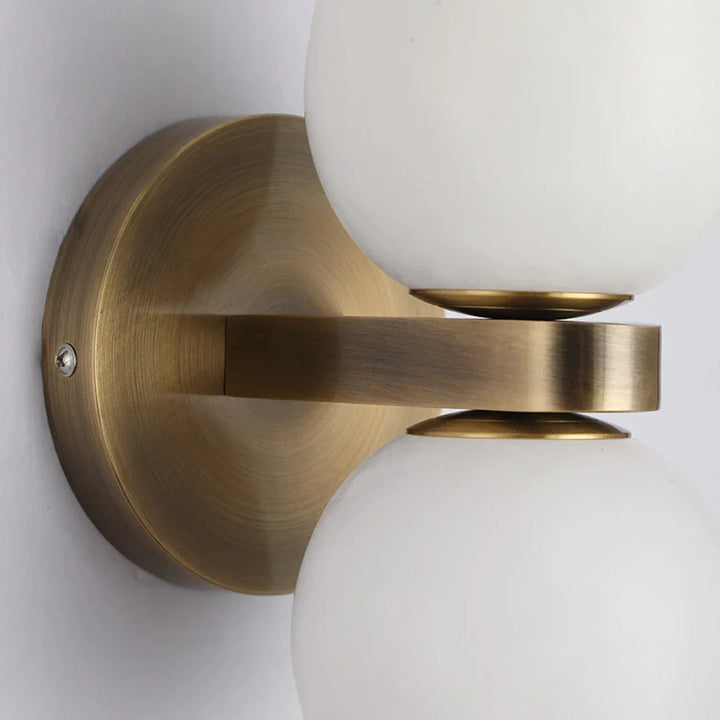 Alabaster Celestia Dual Orb Wall Light